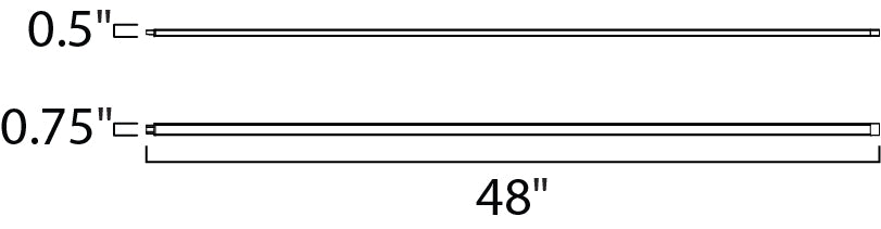 Maxim CounterMax Slim Stick 48 LED Under Cabinet Model: 89804AL