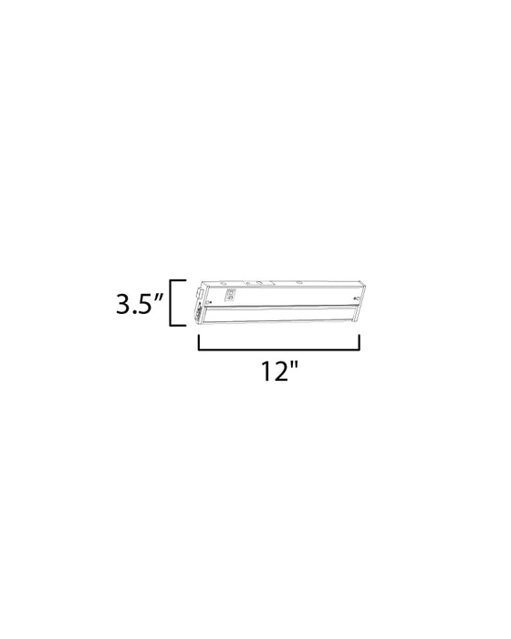 Maxim CounterMax 5K 12 2700-5000K LED Under Cabinet Model: 89863SN