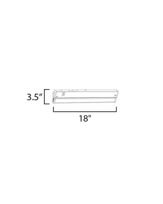 Maxim CounterMax 5K 18 2700-5000K LED Under Cabinet Model: 89864SN