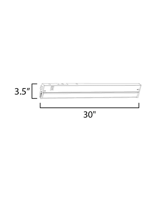 Maxim CounterMax 5K 30 2700-5000K LED Under Cabinet Model: 89866SN