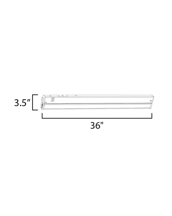 Maxim CounterMax 5K 36 2700-5000K LED Under Cabinet Model: 89867BZ