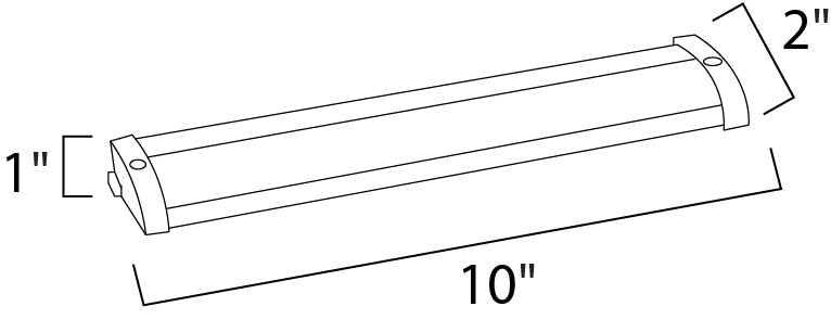 Maxim CounterMax LO 10 LED Under Cabinet Model: 89901BRZ