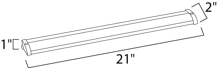 Maxim CounterMax LO 21 LED Under Cabinet Model: 89902BRZ