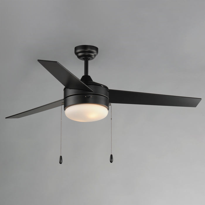 Maxim Trio 52 3-Blade Fan w Pull Chain Model: 89906FTBKWN