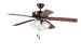 Maxim Basic-Max 52 Bronze Fan LED 4-Light W/P Blades Model: 89907FTOIWP