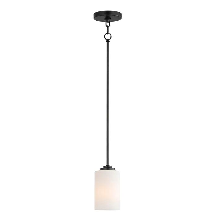 Maxim Deven 1-Light Mini Pendant Model: 90030SWBK