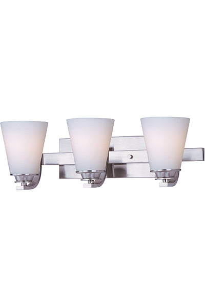 Maxim Conical 3-Light Bath Vanity Model: 9013SWSN