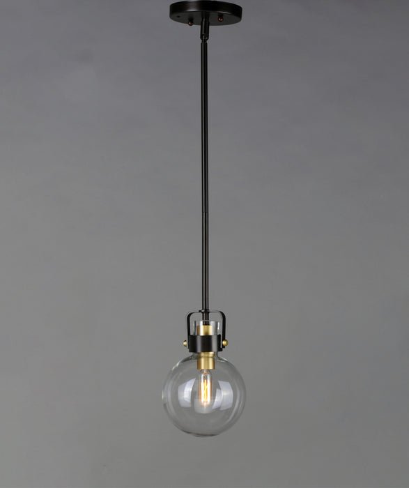 Maxim Bauhaus 1-Light Mini Pendant Model: 90510CLBZSBR