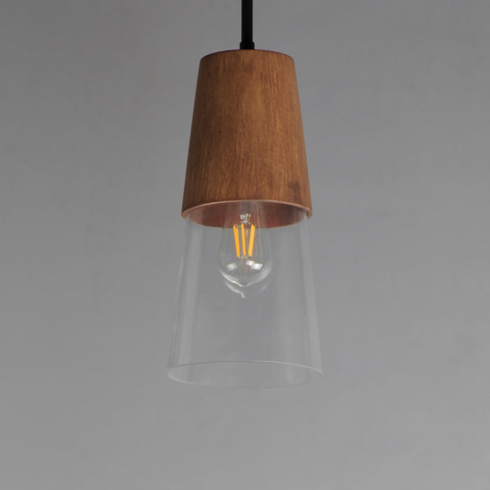 Maxim Carpenter 6.5 Mini Pendant Model: 91620CLWNBK