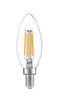 Maxim 4W LED E12 B11 Dimmable Clear 3000K Model: BL4E12B11CL120V30