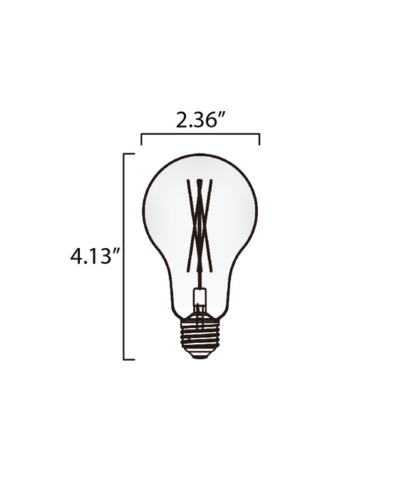 Maxim 7W LED E26 A19 Dimmable Frosted 3000K Model: BL7E26A19FT120V30