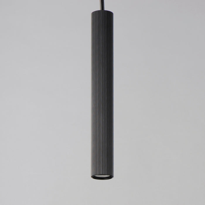 ET2 Reeds 1-Light LED Pendant - Stem Hung Model: E11012-BK