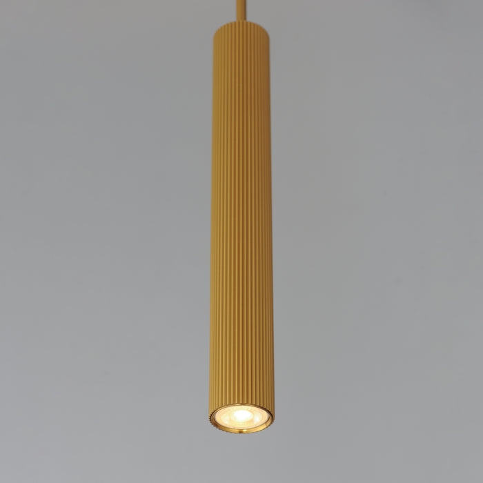 ET2 Reeds 1-Light LED Pendant - Stem Hung Model: E11012-GLD