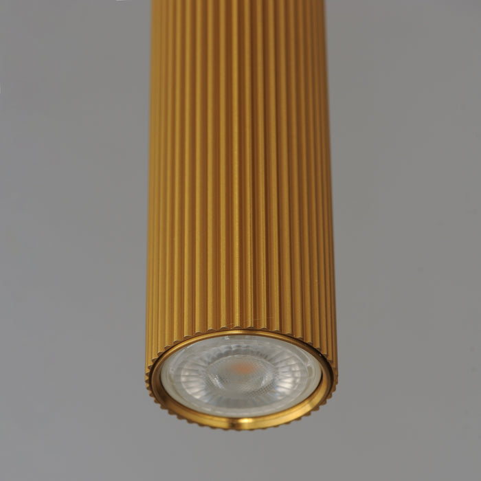 ET2 Reeds 1-Light LED Pendant - Stem Hung Model: E11012-GLD