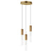 ET2 Reeds 3-Light LED Pendant Model: E11013-144GLD