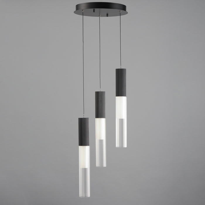 ET2 Reeds 3-Light LED Pendant Model: E11013-144BK