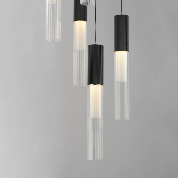 ET2 Reeds 5-Light LED Pendant Model: E11015-144BK