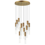 ET2 Reeds 12-Light LED Pendant Model: E11019-144GLD