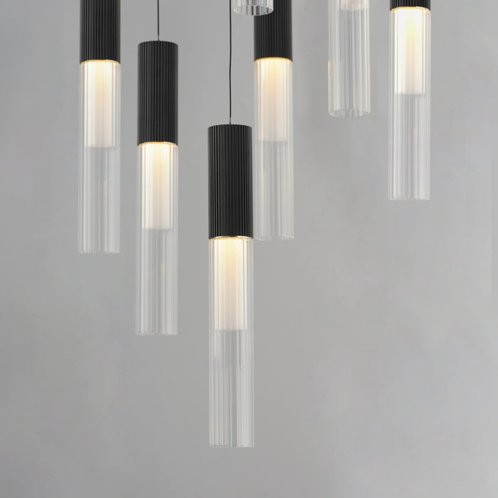 ET2 Reeds 12-Light LED Pendant Model: E11019-144BK