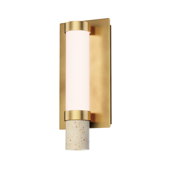 ET2 Travertine 1-Light LED Wall Sconce Model: E11050-01TVGLD