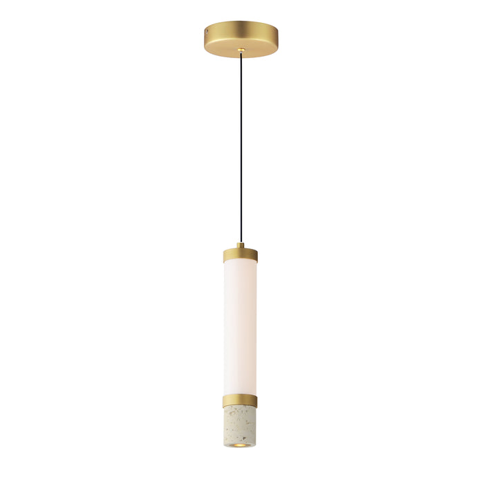 ET2 Travertine 1-Light LED Pendant Model: E11051-01TVGLD