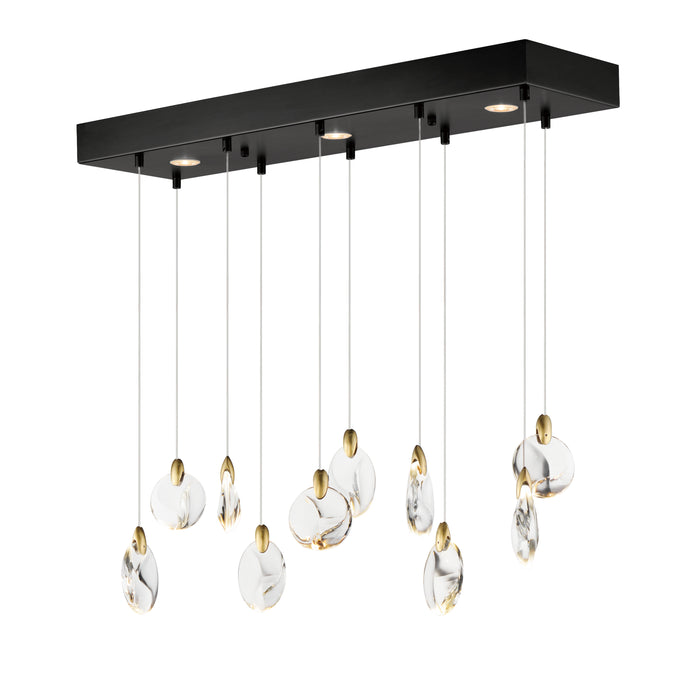 ET2 Pebble 10-Light LED Pendant Model: E11076-122BKPG