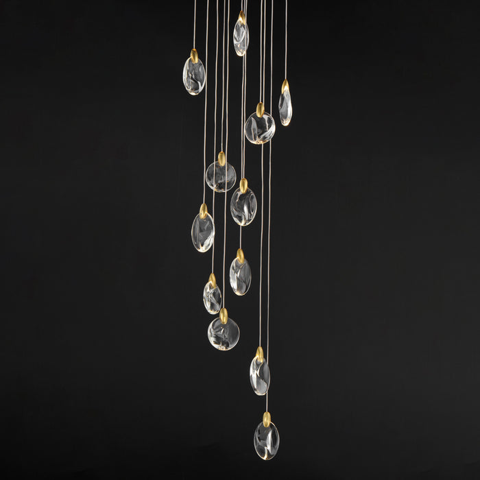 ET2 Pebble 12-Light LED Pendant Model: E11078-122BKPG