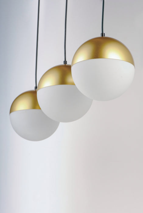 ET2 Half Moon 3-Light LED Pendant Model: E20363-92MG