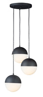 ET2 Half Moon 3-Light LED Pendant Model: E20364-92BK