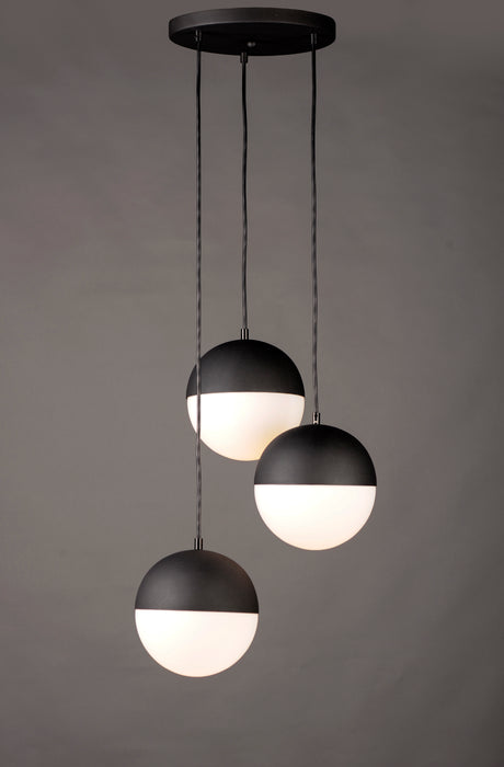 ET2 Half Moon 3-Light LED Pendant Model: E20364-92BK