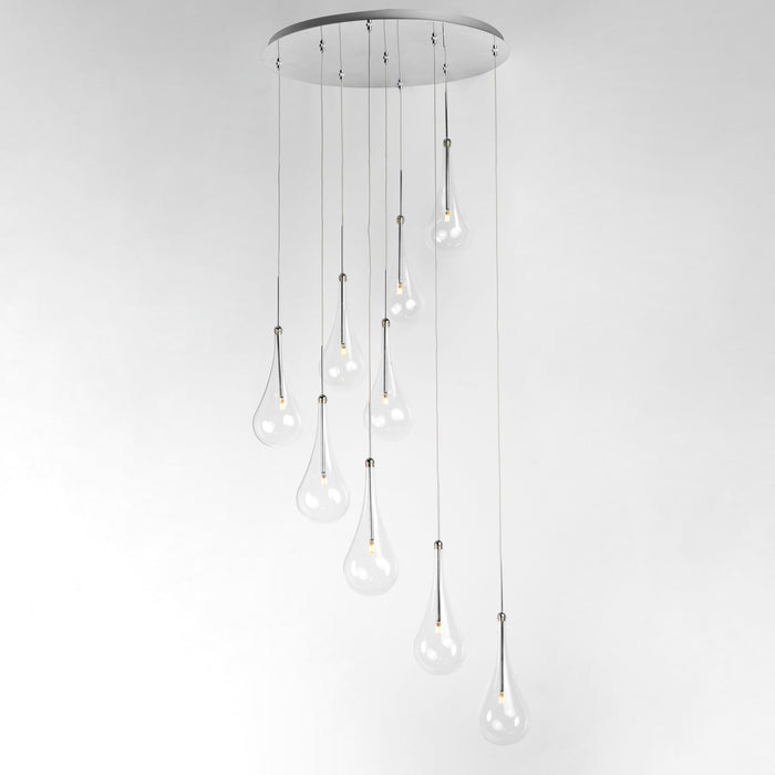 ET2 Larmes 9-Light LED Pendant Model: E20515-18PC