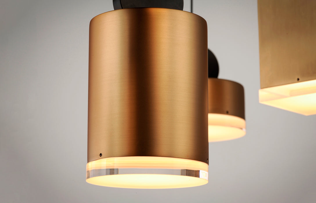 ET2 Nob LED Mini Pendant Model: E20862-75BKGLD