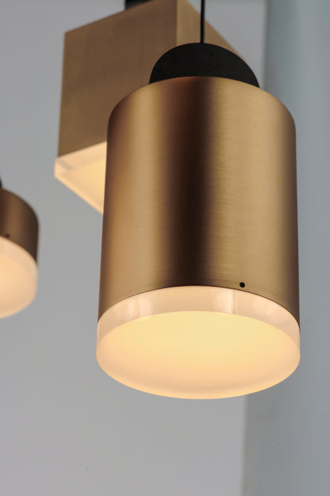 ET2 Nob 12-Light LED Pendant Model: E20869-75BKGLD