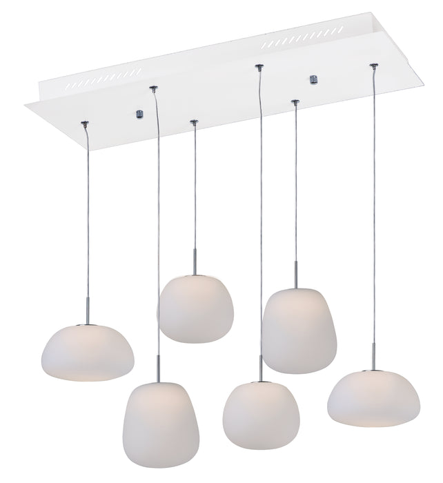 ET2 Puffs 6-Light LED Pendant Model: E21124-11WT