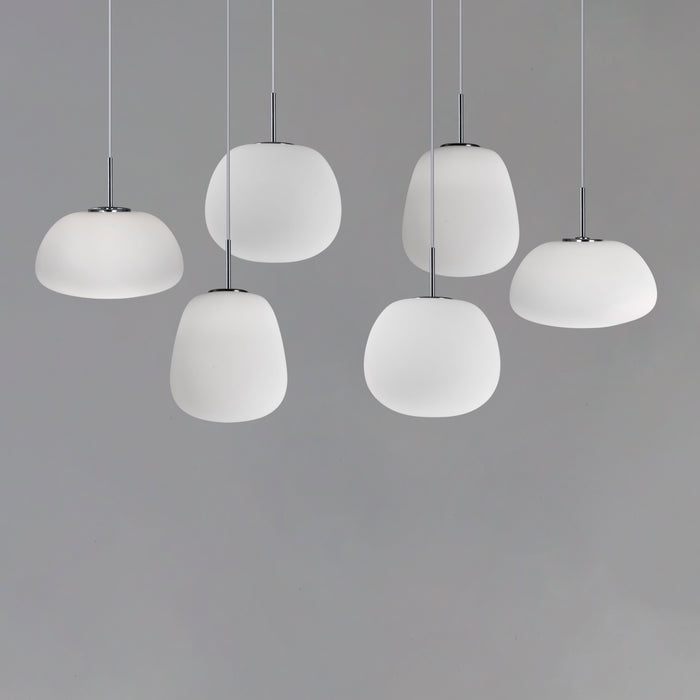 ET2 Puffs 6-Light LED Pendant Model: E21124-11WT