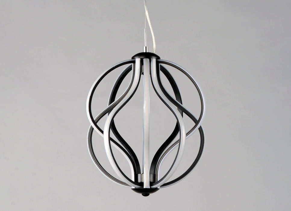 ET2 Aura 12 LED Pendant Model: E21172-BK