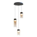 ET2 Highball Amber 3-Light LED Pendant Model: E21183-05GM