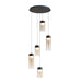 ET2 Highball Amber 5-Light LED Pendant Model: E21185-05GM