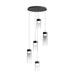 ET2 Highball Smoke 5-Light LED Pendant Model: E21185-142GM