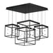 ET2 Entanglement 4-Light LED Pendant Model: E21254-20BK