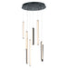 ET2 Hover 9-Light LED Pendant Model: E21377-BK