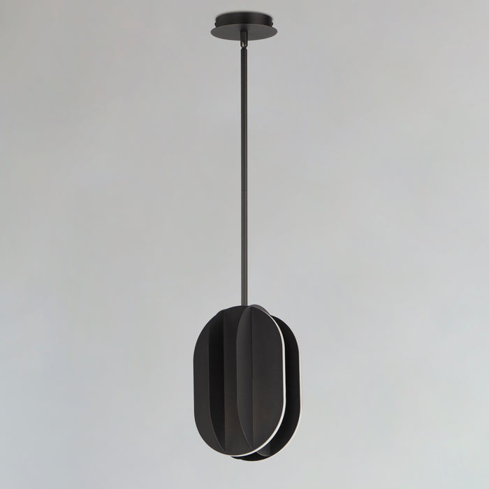 ET2 Interval LED Small Ellipse Pendant Model: E21484-BK