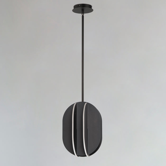 ET2 Interval LED Medium Ellipse Pendant Model: E21486-BK