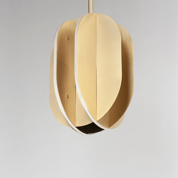 ET2 Interval LED Medium Ellipse Pendant Model: E21486-SBR