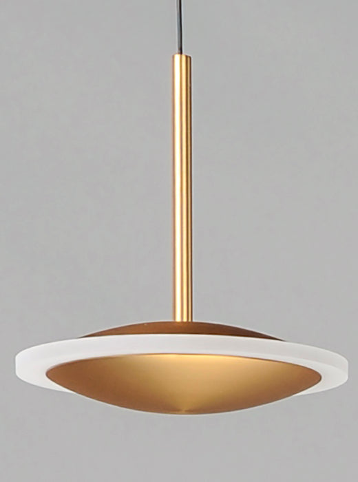 ET2 Saucer LED Pendant Model: E21541-90BKGLD