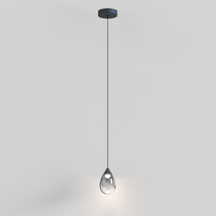 ET2 Dewdrop LED Mini Pendant Model: E21561-142BK