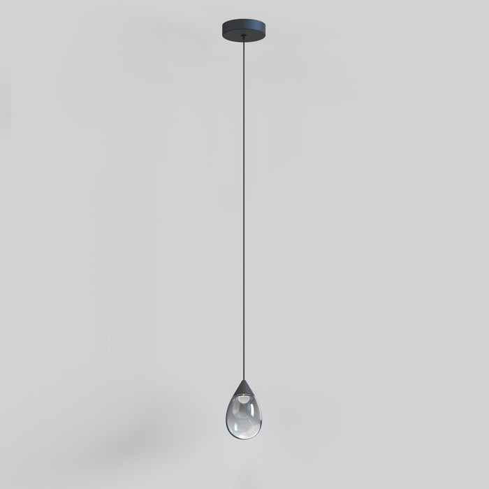 ET2 Dewdrop LED Mini Pendant Model: E21561-142BK