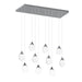 ET2 Dewdrop 10-Light LED Linear Pendant Model: E21566-18PC