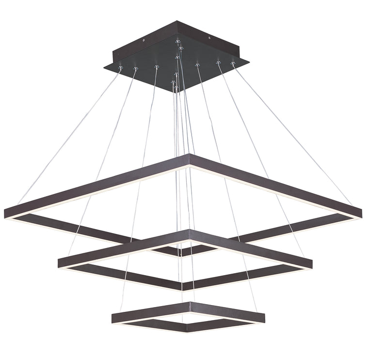 ET2 Quad 3-Tier LED Pendant Model: E22407-BZ