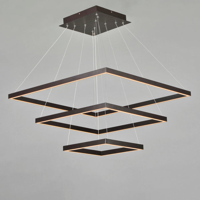 ET2 Quad 3-Tier LED Pendant Model: E22407-BZ